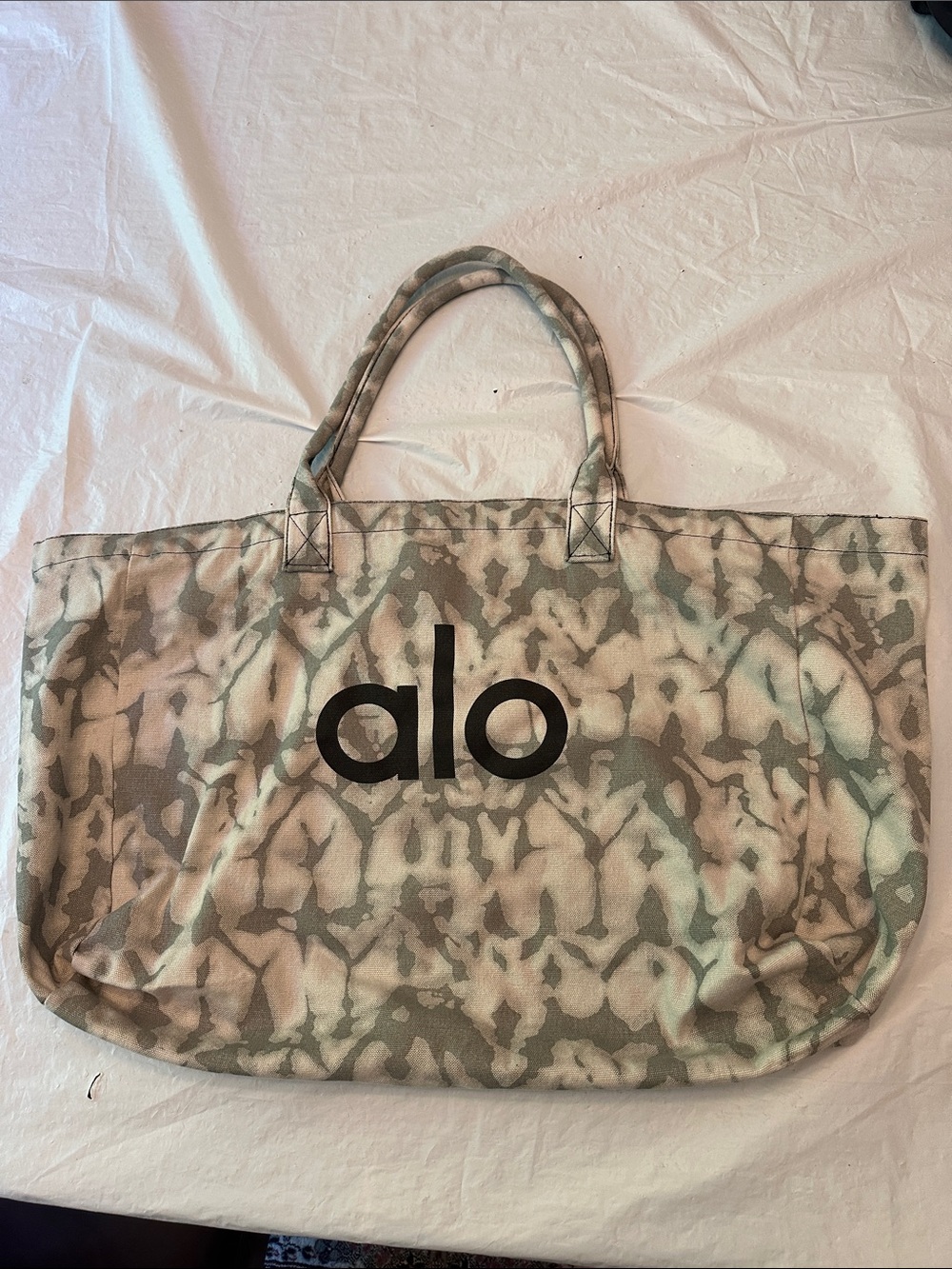ALO Yoga Patterned Canvas Tote